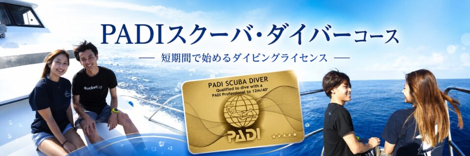 PADIスクーバ・ダイバーコースのバナー画像